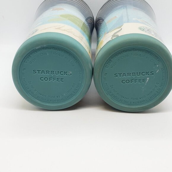Aloha Hawaii Set Of Two Starbucks Travel Tumblers 12oz - Picture 5 of 6